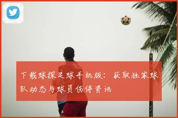 下载球探足球手机版:获取独家球队动态与球员伤停资讯